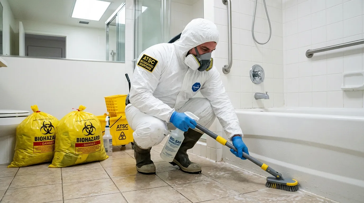 Decontamination equipment deployed for Blood Cleanup in Bret Harte